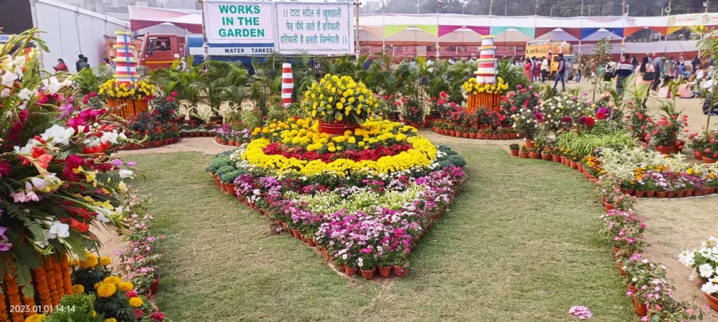 Mix plant at Jamshedpur Flower Show